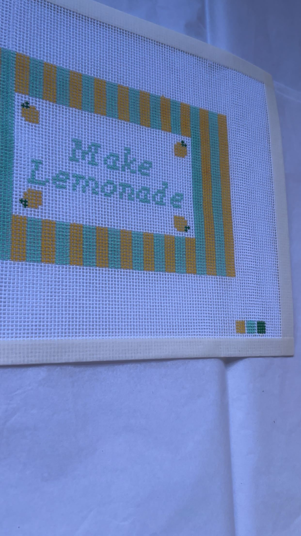 When Life Gives You Lemons Needlepoint Canvas