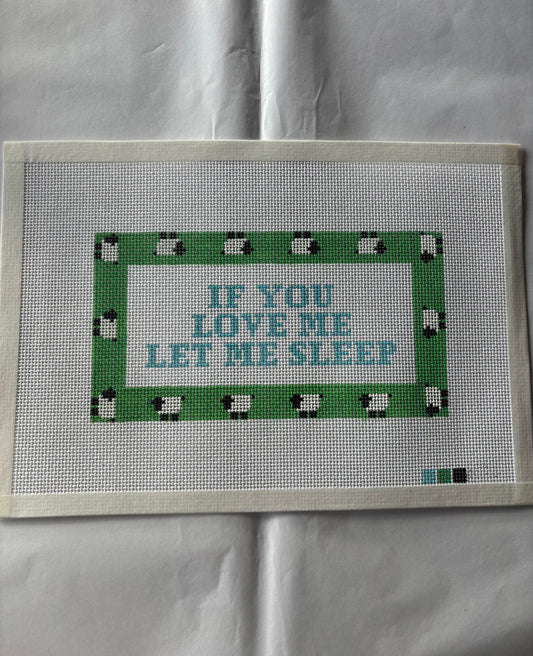 Counting Sheep Needlepoint Canvas
