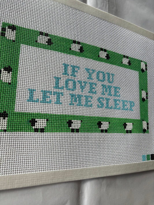 Counting Sheep Needlepoint Canvas