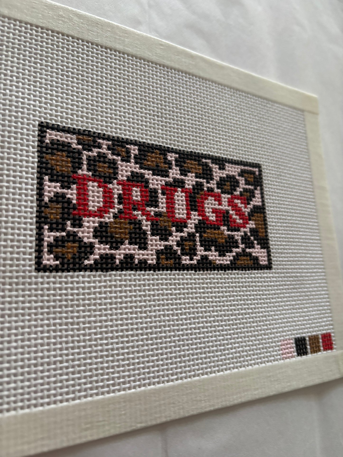Leopard Print Needlepoint Canvas